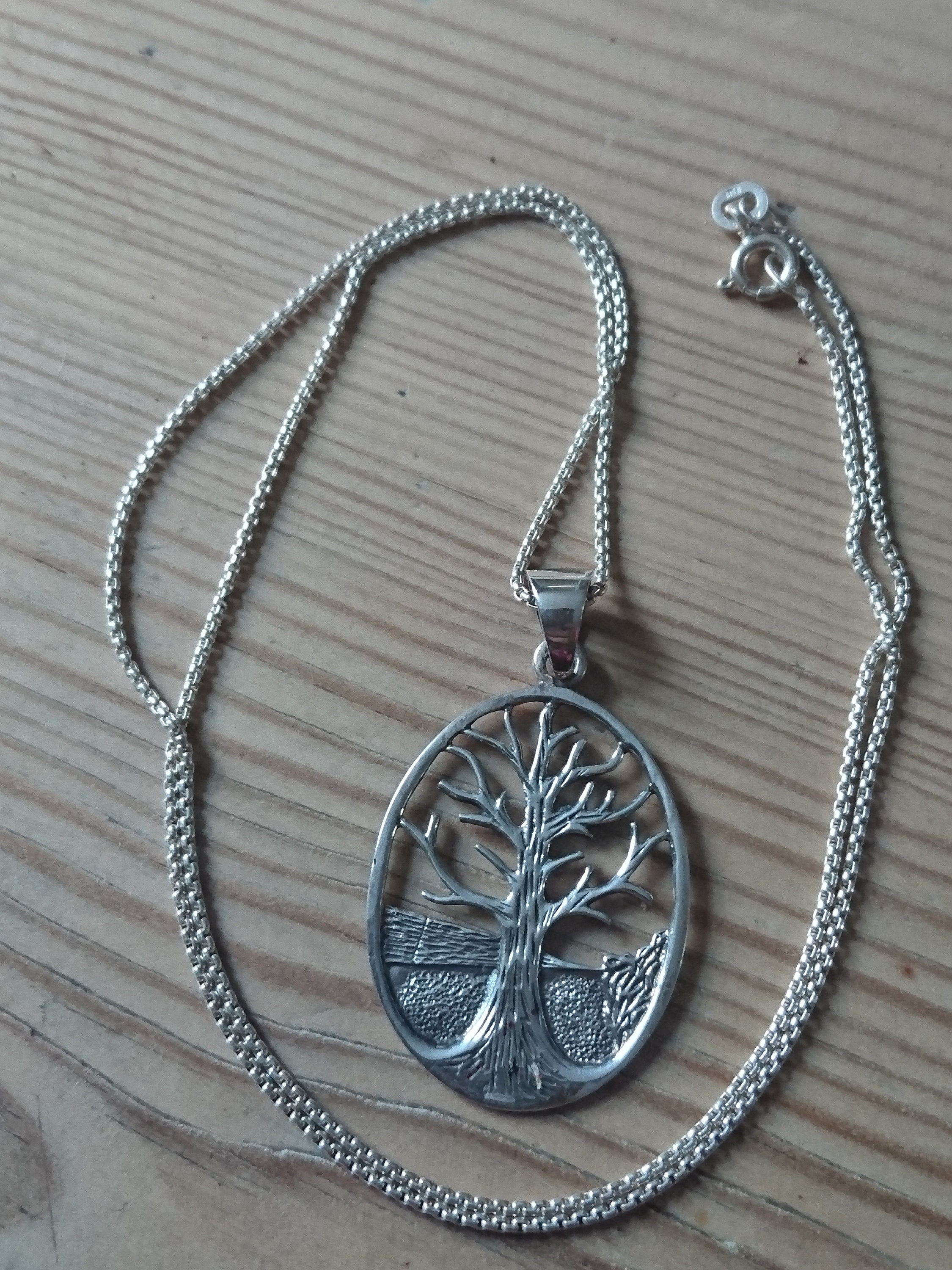 Large Tree of Life Necklace - Everyday Silver Tree of Life Jewelry | Silver  Enchantments