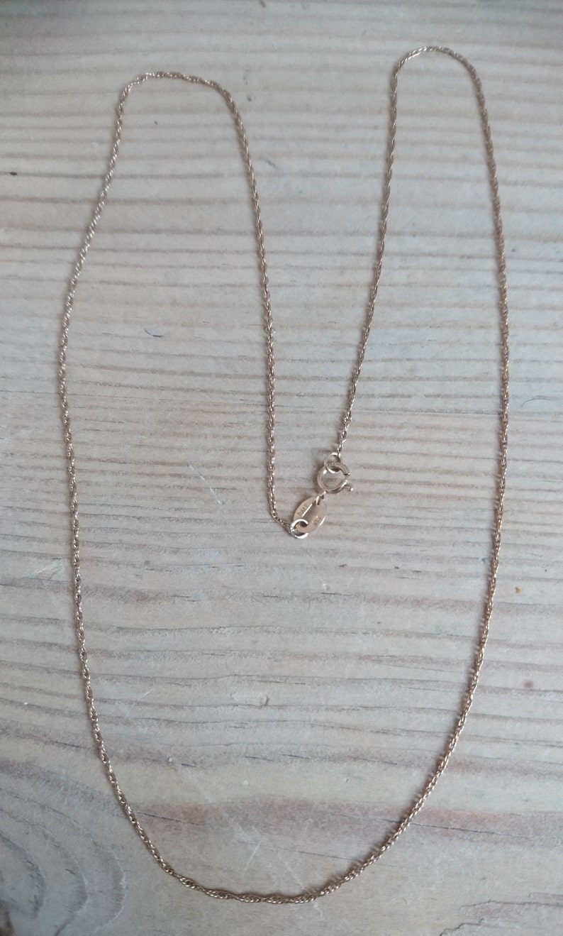 Fine 9k gold chain