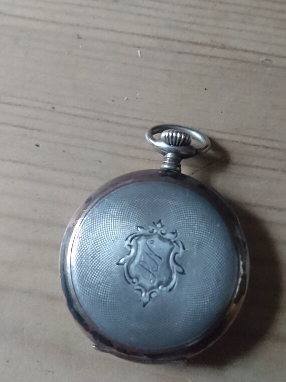 Small silver pocket watch deals