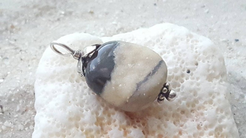browntanbeige 18 925 chain. OOAK mini beach pebble handmade glass bead necklace real beach sand fused in the glass