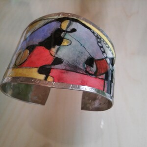 Unikat, handbemaltes Armband, nickelfrei und wasserfest