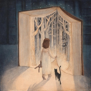 6 pack - "A Forest Enchanted" - Lucy Campbell greetings cards, single image