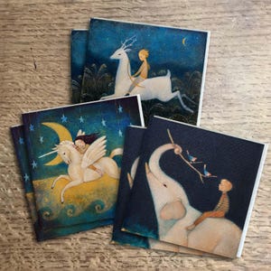 Pack varié de 6 cartes, « Emporté » - Cartes de voeux Lucy Campbell, 3 modèles différents