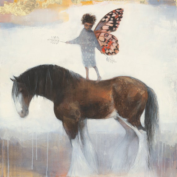 Horse & Butterfly Card Horse & Butterfly Card