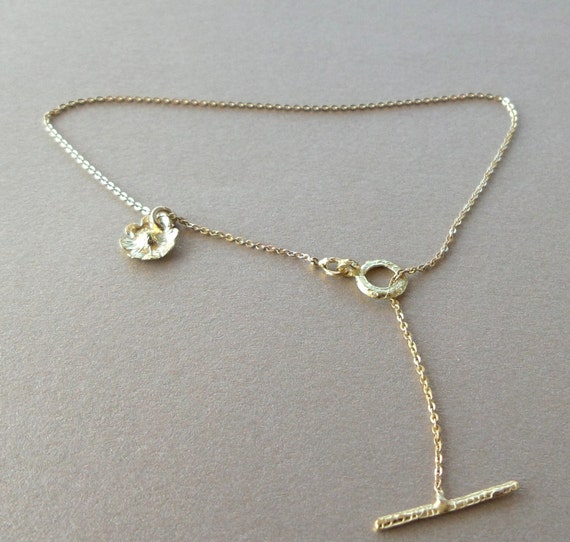 Gold Pendant - 18K Gold Pendant - Bright Spot Pendant - Gold