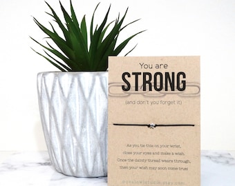 You Are Strong, Wish Bracelet, Motivation