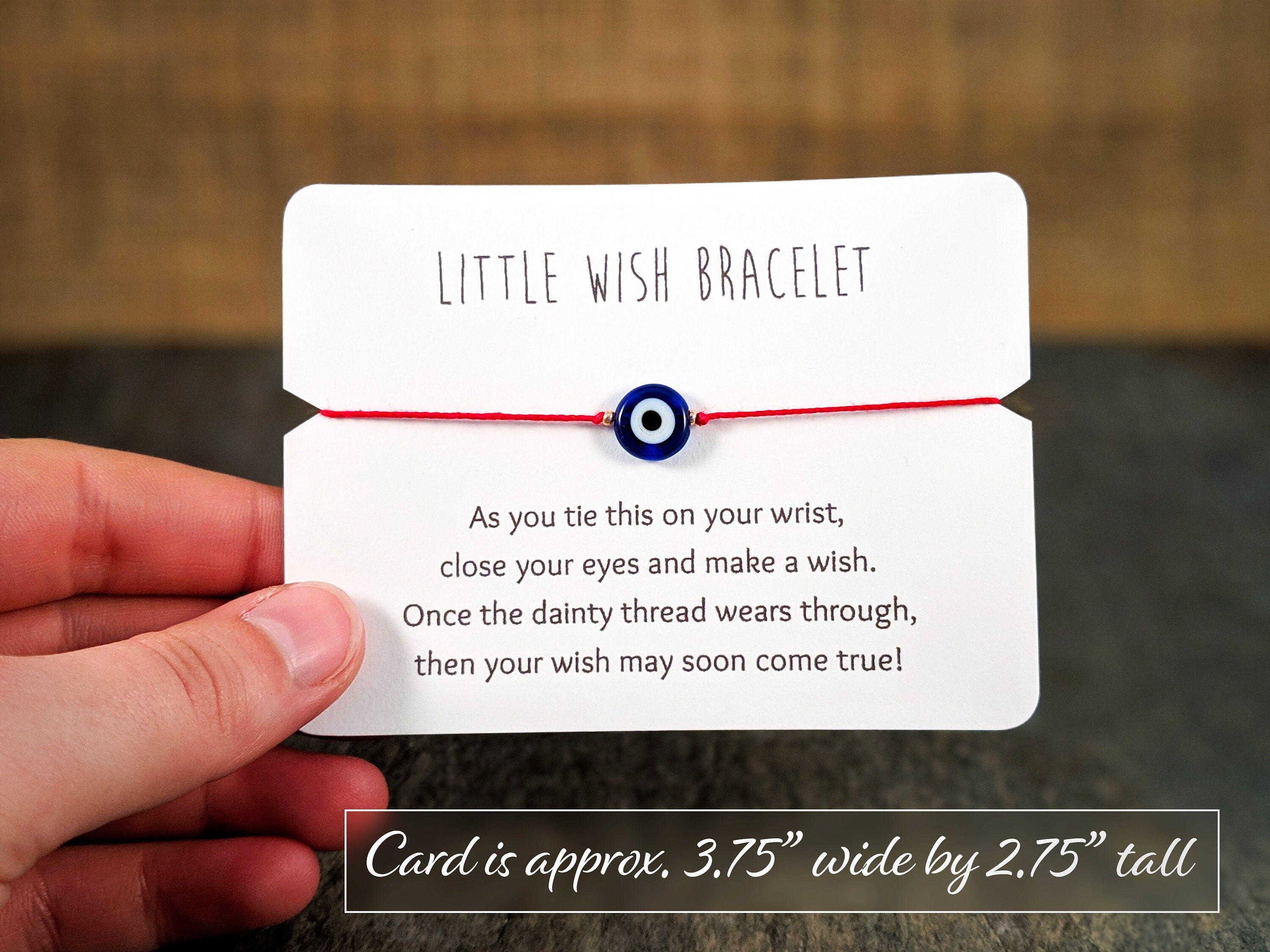 Evil Eye Wish Bracelet, Red String Bracelet