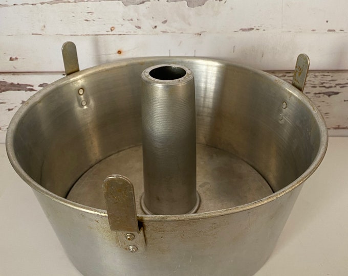 Vintage Angel Food Aluminum Cake Pan Comet Aluminum 10 Etsy