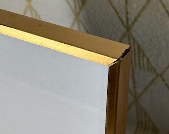 Vintage 5x7” gold photo frame Hollywood Regency
