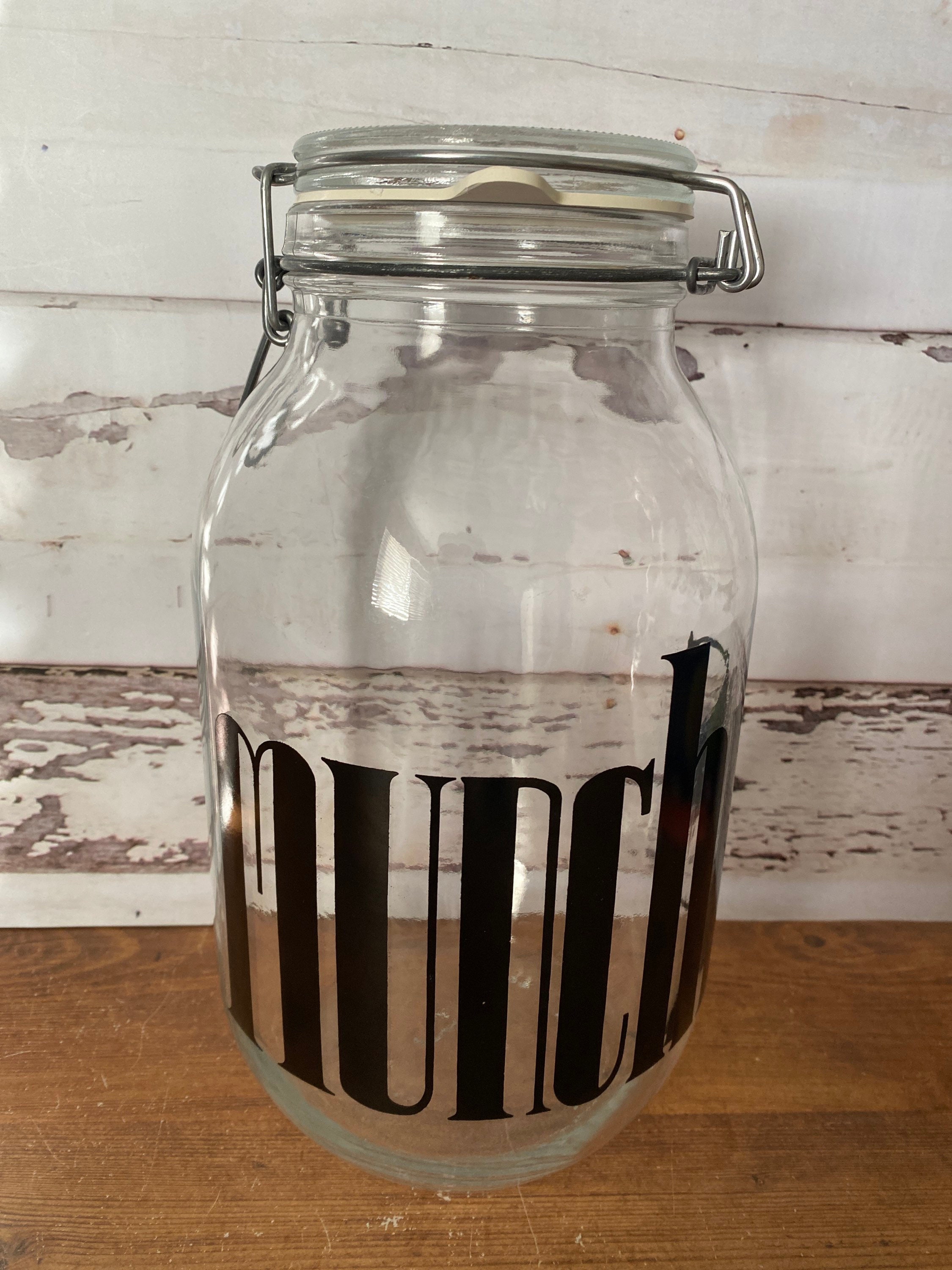 Vintage Munchie Canister / Cookie Jar Airtight One Gallon 3 Liters France 