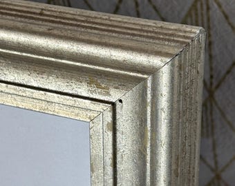 Vintage 5”x7” silver photo frame