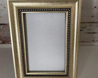 Antique Silver Vintage Ornate Shabby Chic Picture Photo Frame 4" X 6" 