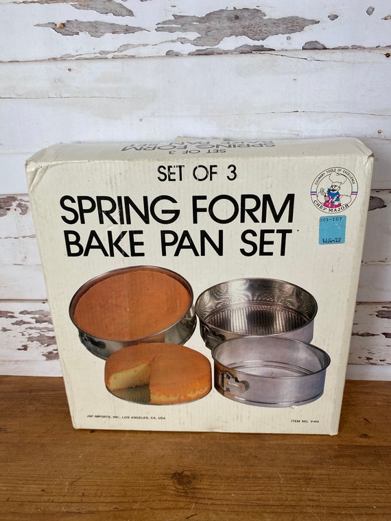 Set of 3 Springform Pans Cheesecake Pans USA 