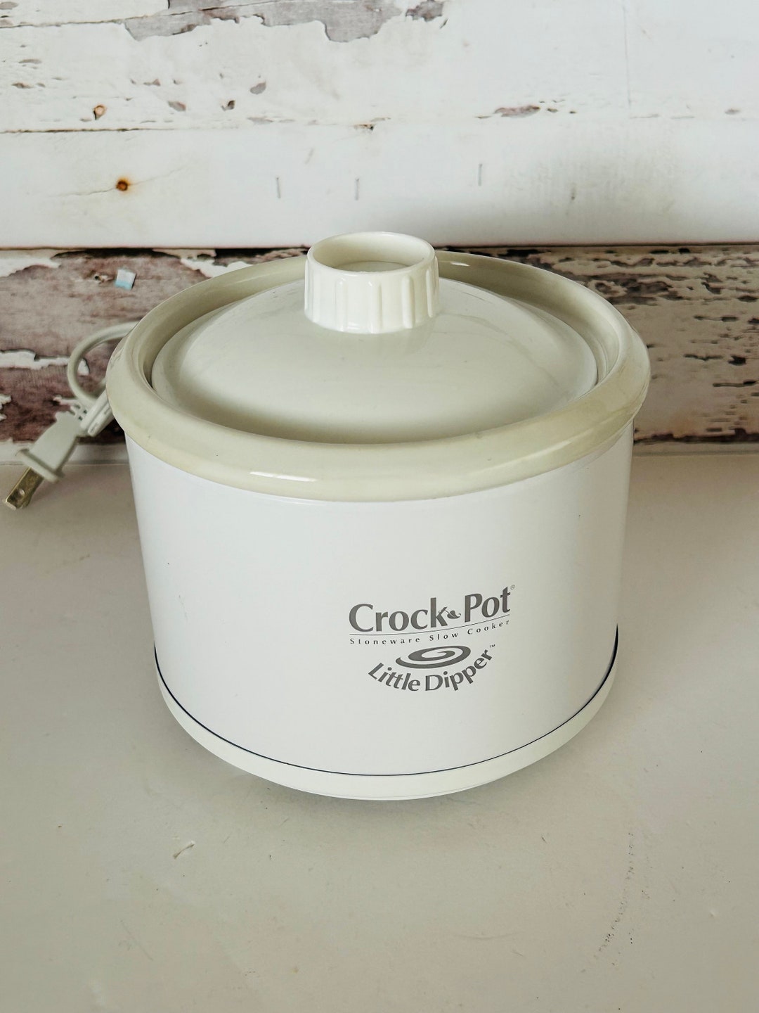 Crock Pot Little Dipper White Etsy