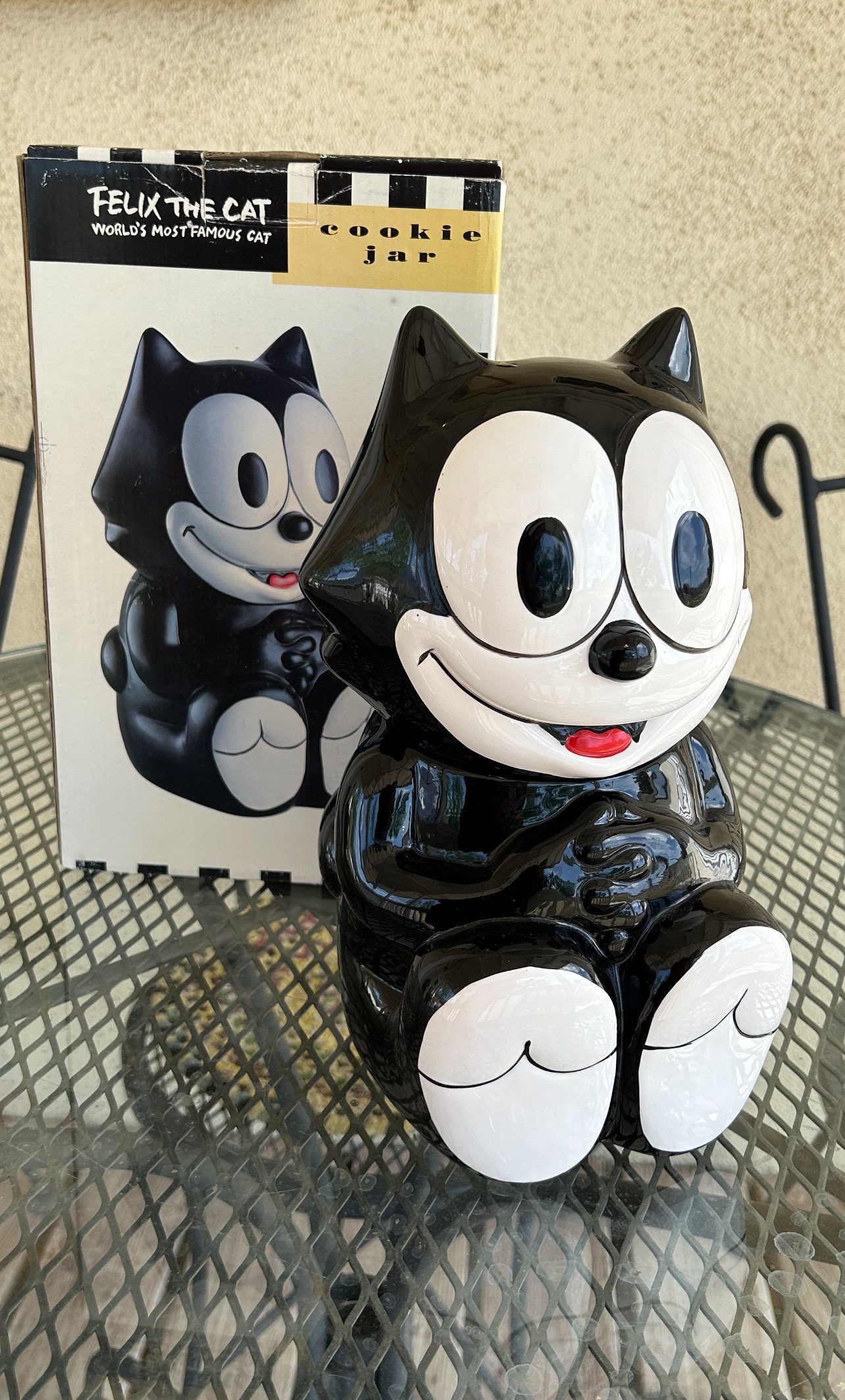 1000個限定/Felix the CAT/フィリックス/クッキージャー/陶器