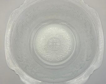 Federal glass Madrid 9.5” crystal large bowl