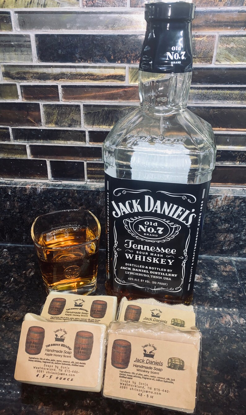 Jack Daniels honing Whiskey Handgemaakte Zeep whiskey zeep Etsy