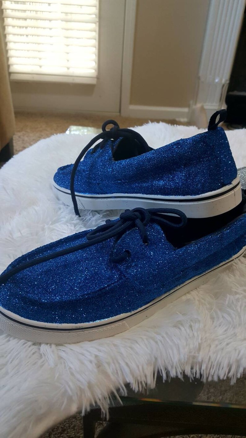 custom glitter shoes