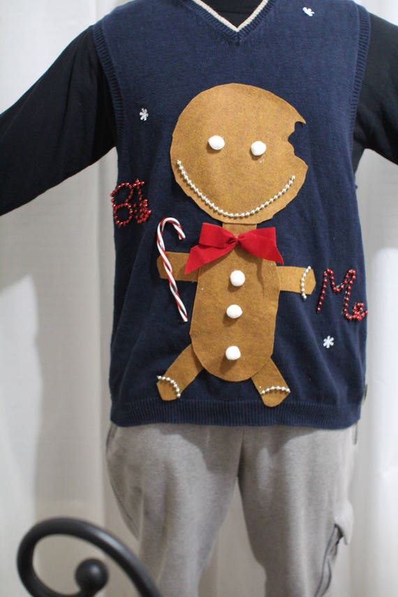 Ugly Christmas Sweater Vest Men 