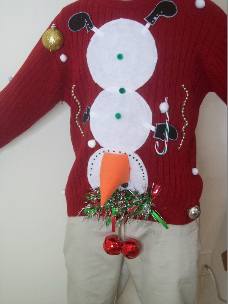 snowman sweater for men