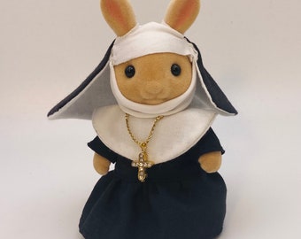 Nun costume for Calico Critters