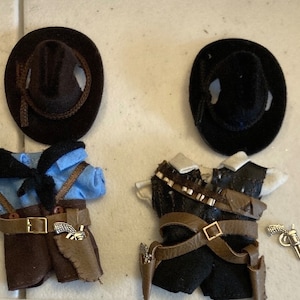 Tenues de cow-boy Set D and E