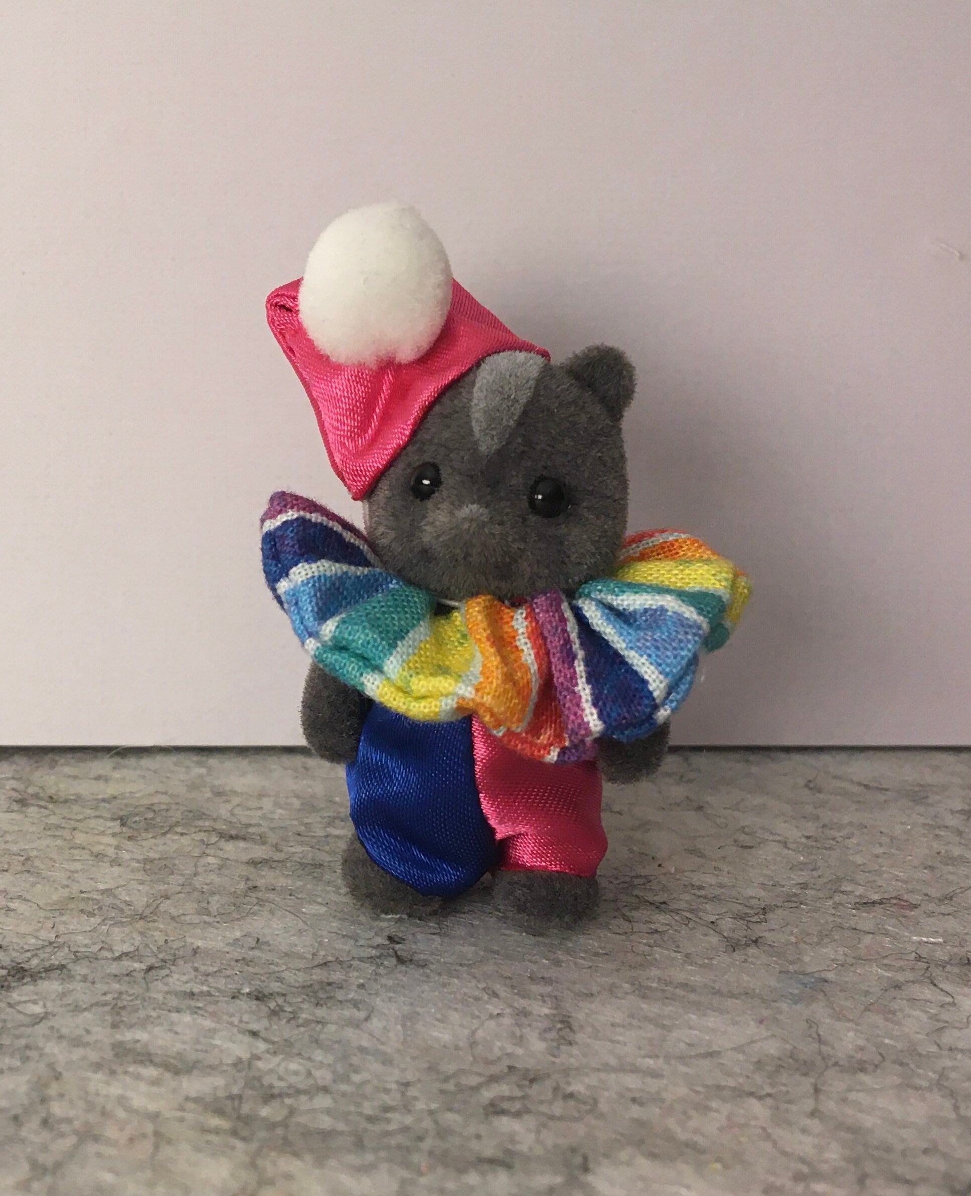 clown calico critter cat