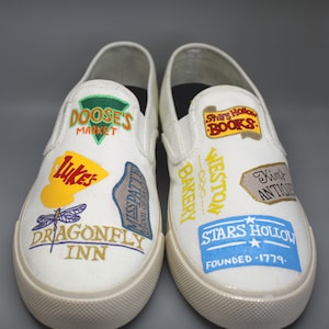 Hand Painted Gilmore Girl Inspired Shoes