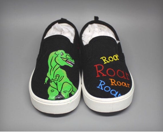 vans dinosaur shoes adults