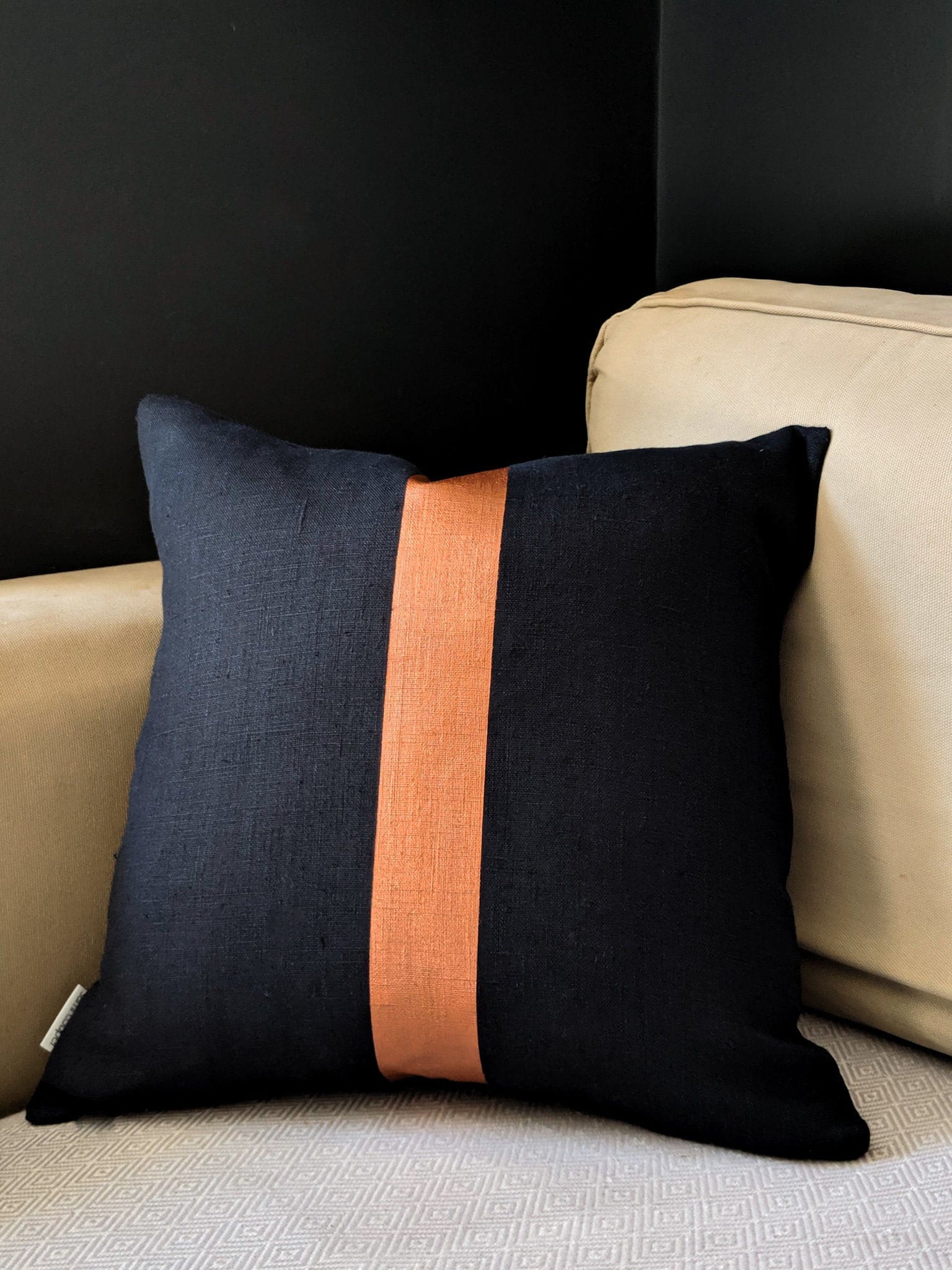 Navy copper cushions online