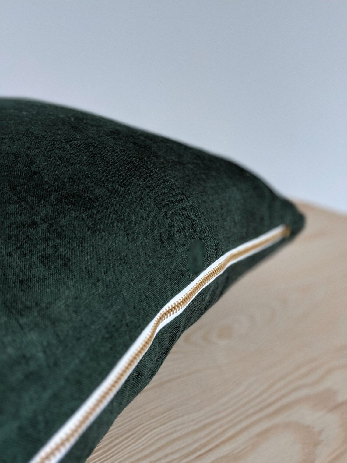 Green Linen Cushion Cushion Green Linen Pillow Pure Linen Etsy