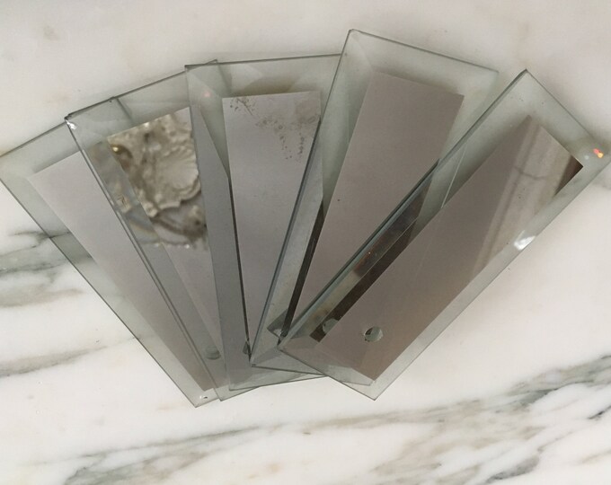 Beveled Mirror Glass Repurpose Mirror Pieces for Crafts Etsy