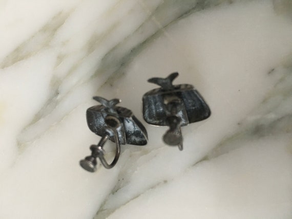 Creel screw earrings, SS Fishing earrings, Beau S… - image 3