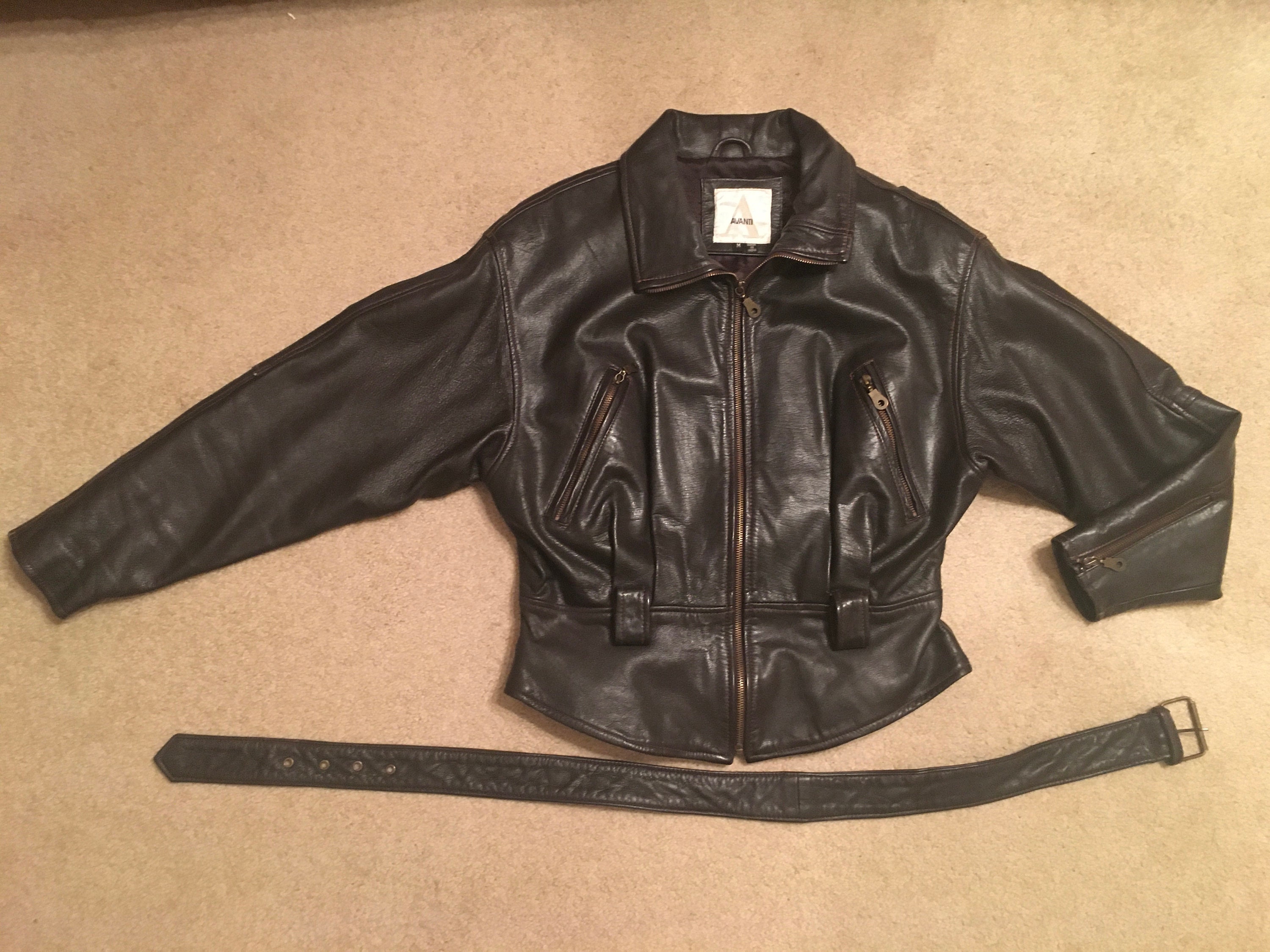 Vintage Motorcycle Jacket Leather Motorcycle Jacket Ladies