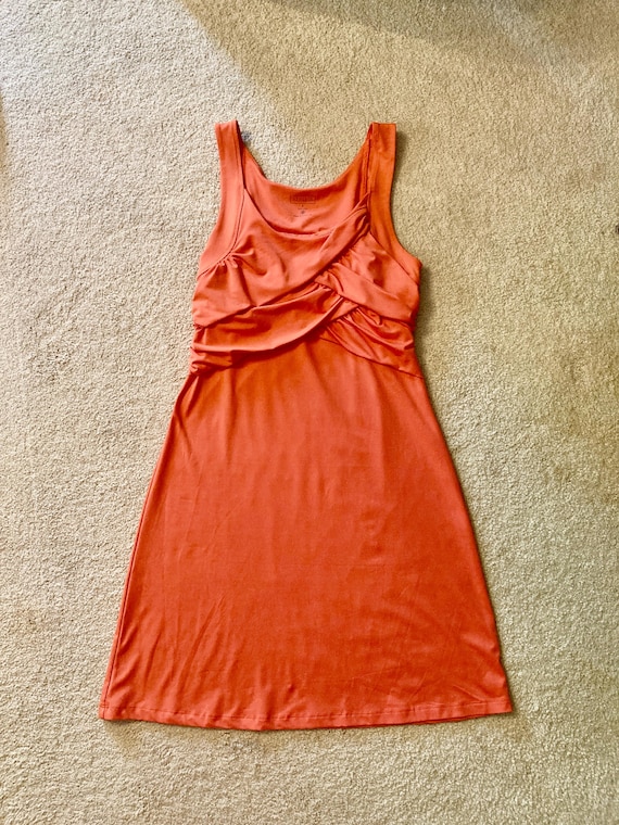 open lace back dress Toddler/Youth Orange Activewear Dress  Harvest Design Co