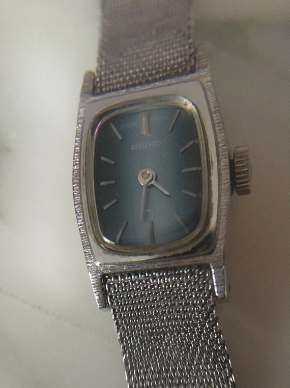 Vintage Seiko, Ladies Wrist Watch, Bracelet watch… - image 3