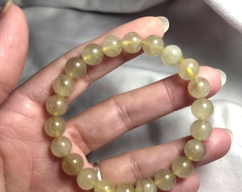 8mm-9mm Genuine Libyan Desert Glass bracelet