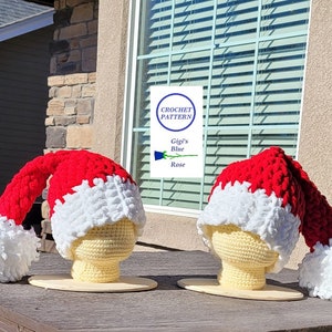 CROCHET PATTERN/Baby Chunky Santa Hat Pattern/PDF File Only