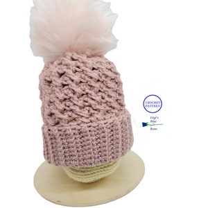 CROCHET PATTERN/Alana&#39;s Ripple Hat Pattern/PDF Pattern Only
