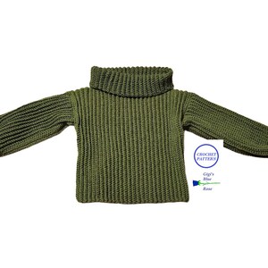 CROCHET PATTERN/The Crystal Cropped Sweater Pattern/PDF Pattern