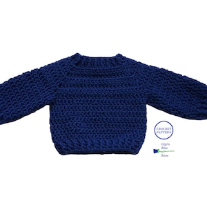 CROCHET PATTERN/Oscar Baby Sweater Pattern/PDF Pattern