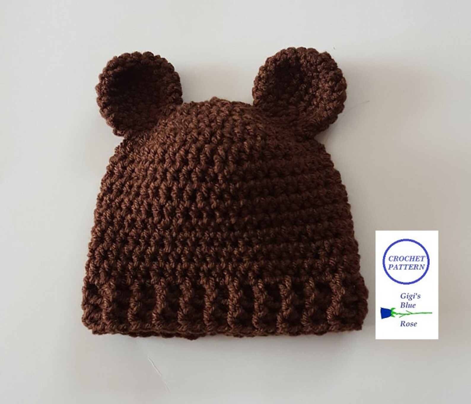 CROCHET PATTERN/Baby Bear Beanie Pattern/PDF Pattern Etsy