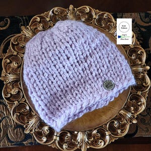 KNITTING PATTERN/Valley Knit Beanie Pattern/PDF Pattern Only