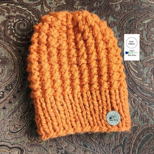 KNITTING PATTERN/Popp Knit Beanie Pattern/PDF Pattern Only