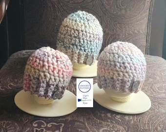 CROCHET PATTERN/The Longmont Bulky Beanie Pattern/PDF Pattern Only