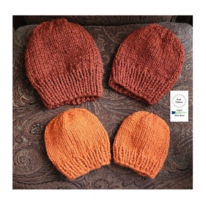 KNITTING PATTERN/Mountain Knit Beanie Pattern/PDF Pattern Only
