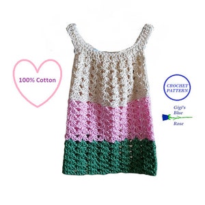 CROCHET PATTERN/Lucy's Lacy Summer Dress Pattern/PDF Pattern