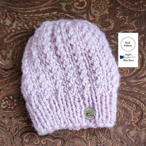 KNITTING PATTERN/Jewel Knit Beanie Pattern/PDF Pattern Only