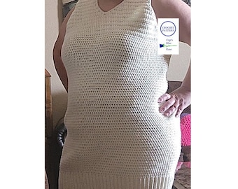 CROCHET PATTERN/Simply Plain Dress Pattern/PDF Pattern