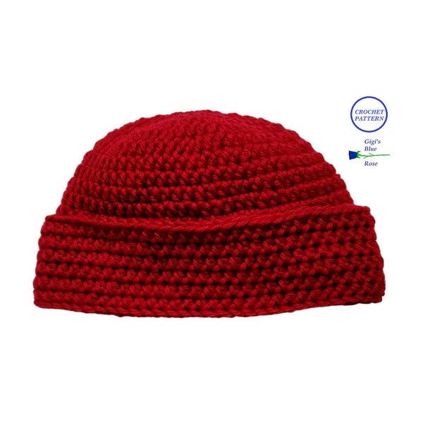 CROCHET PATTERN/Fisherman Beanie Pattern/PDF Pattern